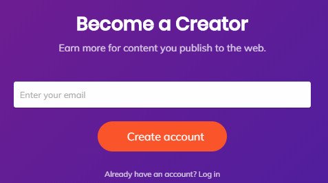 become a creator - email