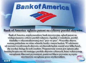 kryptowaluty - Bank of america zgłasza patent na cyfrowy portfel