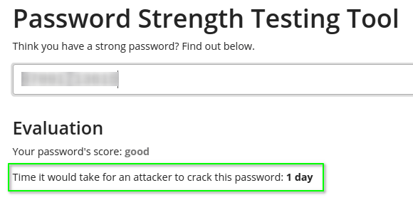 Bitwarden password strength